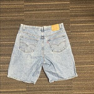 Vintage Levi's Light Blue baggy Jean Shorts for Men